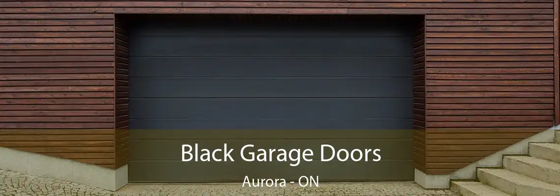 Black Garage Doors Aurora - ON