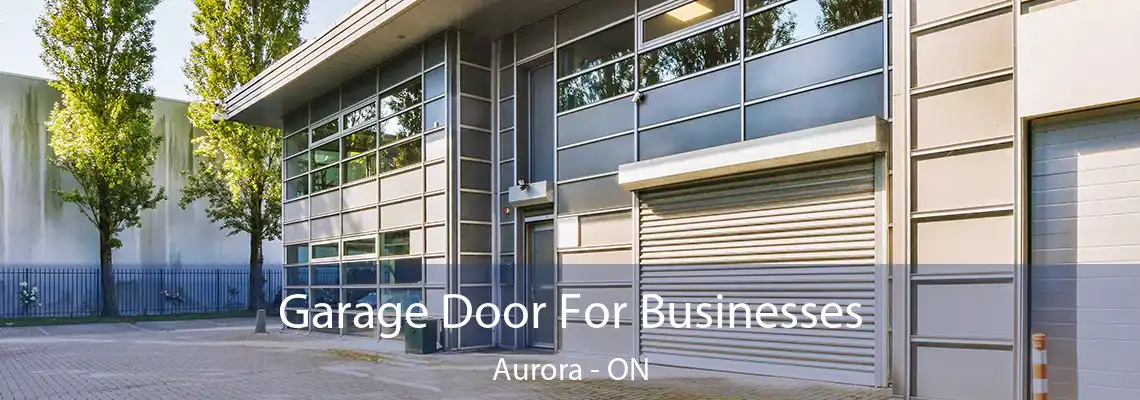 Garage Door For Businesses Aurora - ON