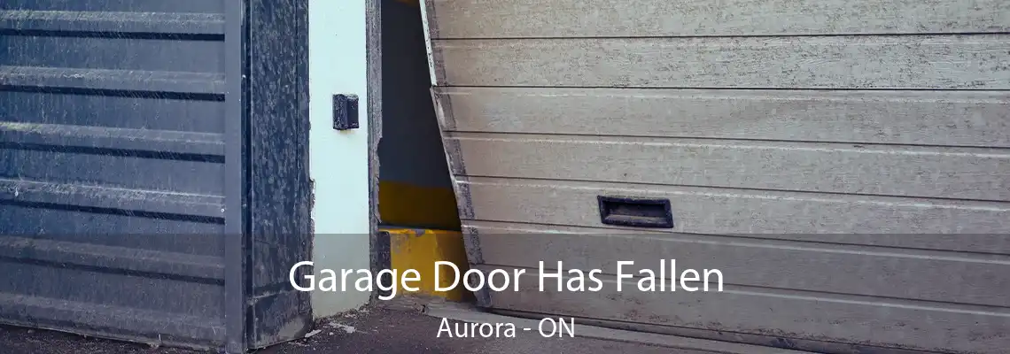 Garage Door Has Fallen Aurora - ON