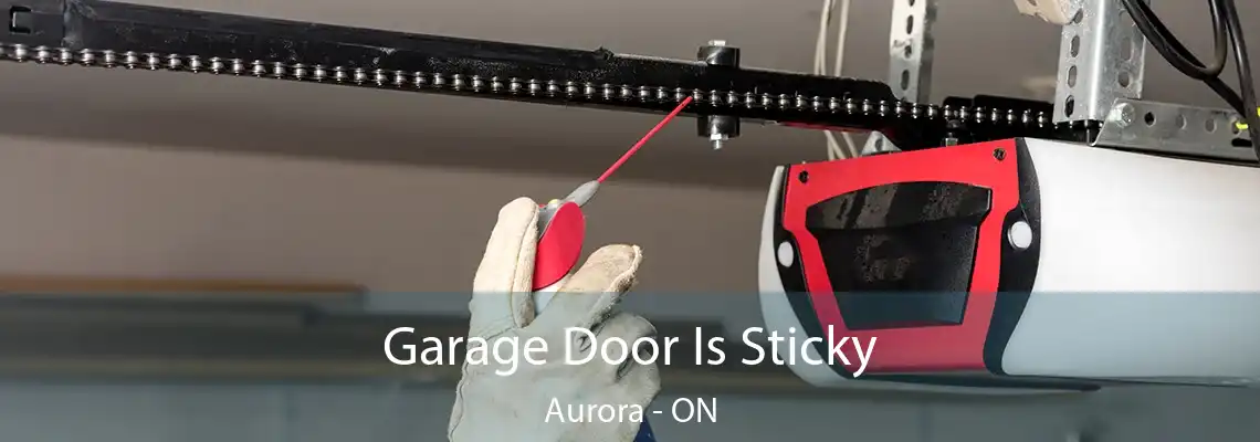 Garage Door Is Sticky Aurora - ON