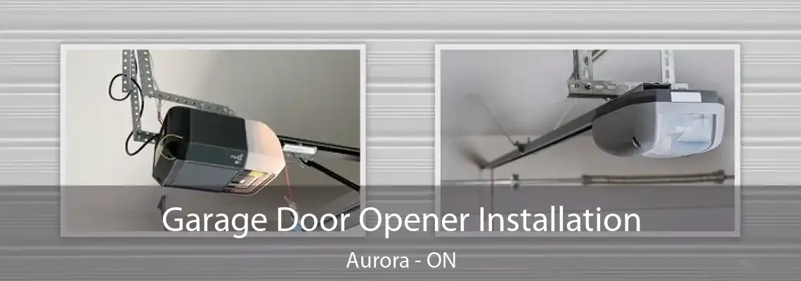 Garage Door Opener Installation Aurora - ON