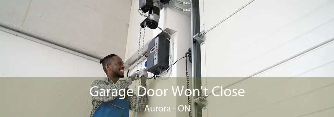 Garage Door Won't Close Aurora - ON