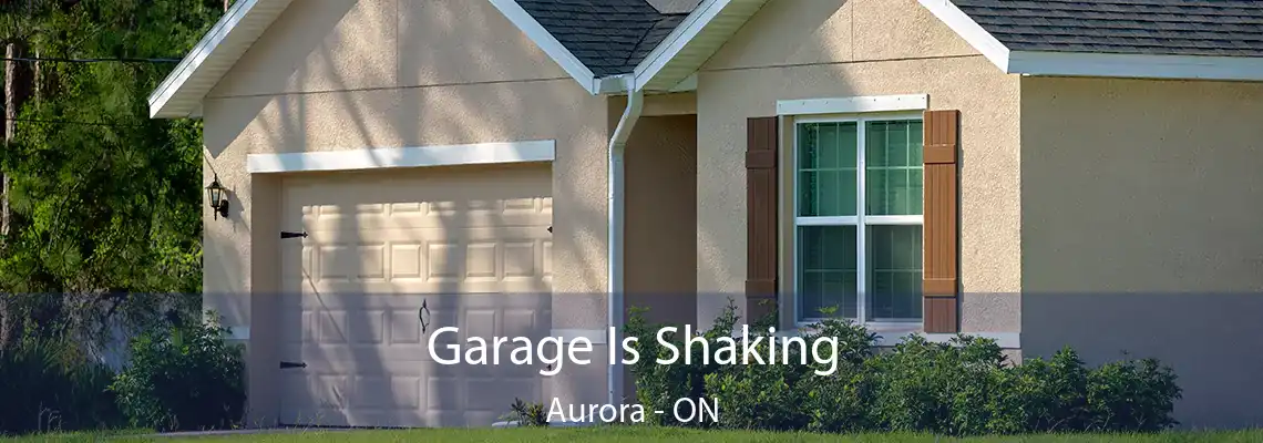 Garage Is Shaking Aurora - ON