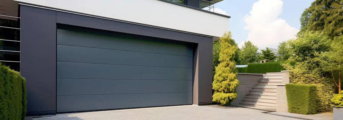 Haas Galvanized Steel Garage Door in Aurora, ON