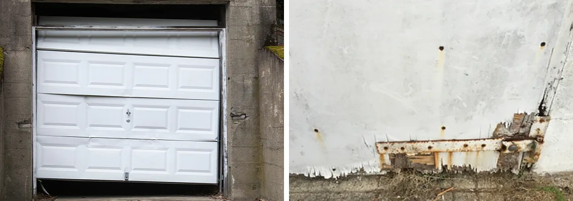 Rotten Commercial Garage Door Repair in Aurora, ON