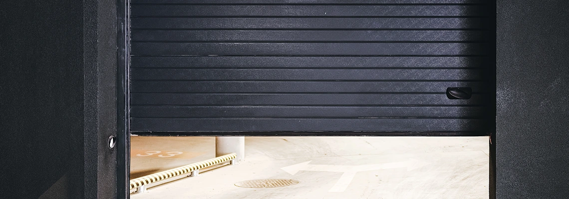 Residential Black Garage Door Installation in Aurora, ON